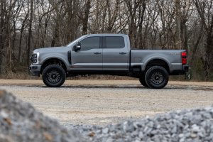 Ford F-350 Super Duty Fender Flares - Rough Country - Sport - Iconic Silver - '23-'25